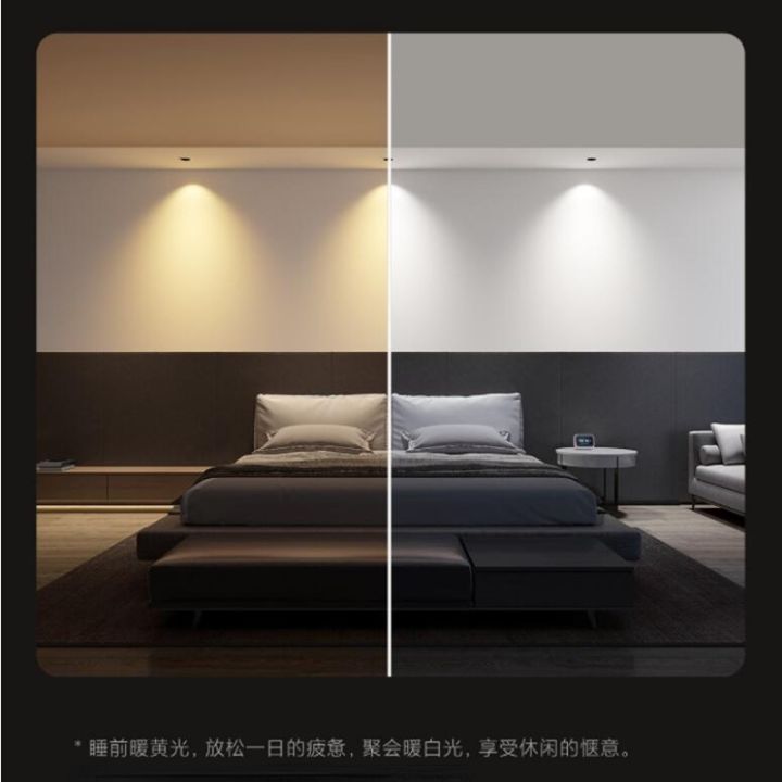 xiaomi-mijia-โคมไฟสปอร์ตไลท์-led-บลูทูธ-ตาข่ายอัจฉริยะ-ป้องกันแสงสะท้อน-ของใช้ในครัวเรือน