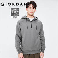 Giordanoผู้ชาย เสื้อสเวตเตอร์ ฮาล์ฟ-ซิป คลุมด้วยผ้าขนแกะลามิเนทขนาดใหญ่ Free Shipping 01022853