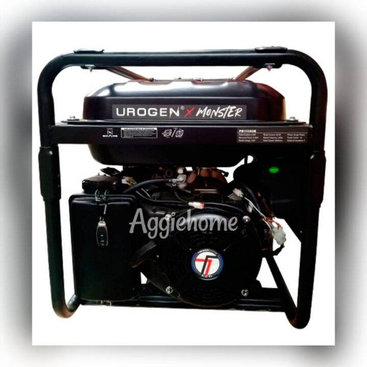 urogen-เครื่องปั่นไฟ-เครื่องยนต์-4จังหวะ-เบนซิน-gasoline-generator-รุ่น-pb11000e-9200วัตต์-220v-รีโมท-กดปุ่มสตาร์ท-ปั่นไฟ-เครื่องกำเนิดไฟ-จัดส่ง-kerry