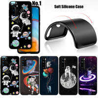 34GV Space Astronaut Moon Stars อ่อนนุ่ม High Quality TPU ซิลิโคน Phone เคสโทรศัพท์ ปก หรับ Xiaomi Redmi S2 K40 K30 K20 5A 6A 7A 7 6 5 Pro Plus