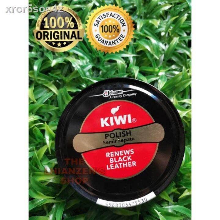 ♝Kiwi Shoe Polish Renews Protect Black Leather Lazada PH