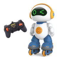 31cm Fun RC Electric Robot Toy for Boys Girls Flashing Moving Smart Robot with Music Children Party Xmas Gifts