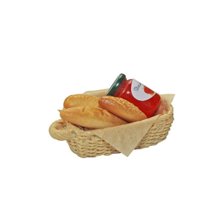 mazalan-ตะกร้าขนมปังปิ้งของเล่น1-12อาหาร1ชิ้นอุปกรณ์ตุ๊กตาขนาดเล็ก