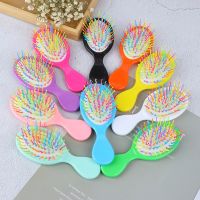 Baby Kids and Women Hair Comb Candy Color Plastic Hair Brush Child Portable Travel Anti-static Comfortable Head Massager Combs