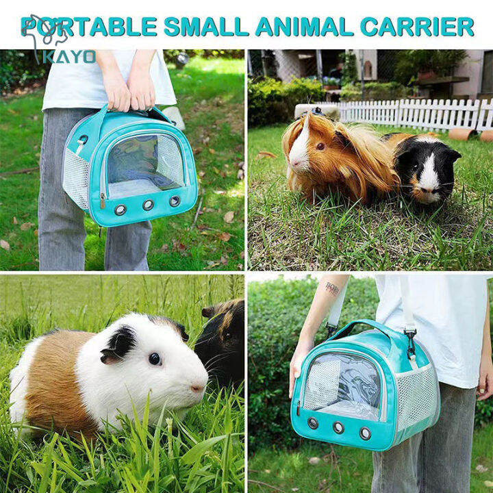 กระเป๋าใส่สัตว์ขนาดเล็ก-n-hedgehog-hamster-turtle-travel-carrier-แบบพกพากลางแจ้ง-hangbag-bird-hamster-squirrel-carrier