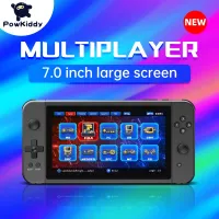 New POWKIDDY X70 Handheld Game Console 7 Inch HD Screen Retro Game Cheap Childrens Gifts Support Two-Player Games