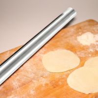 Dough Rolling Pin Stainless Steel Non-stick Pastry Pizza Baking Kitchen Supplies