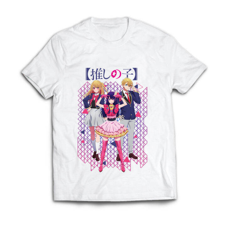 new-oshi-no-ko-anime-tshirt-short-sleeve-top-cosplay-ai-hoshino-ruby-hoshino-harajuku-shirt-fashion-casual-plus-size-tee-เสื้อยืดลำลองฤดูร้อน-s-5xl