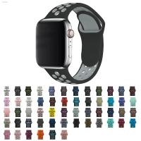 ✈✚ Silicone Bands Compatible with Apple Watch 38/40/41/42/44/45/49mm Replacement Soft Silicone Sport Strap Wristbands for iWatch