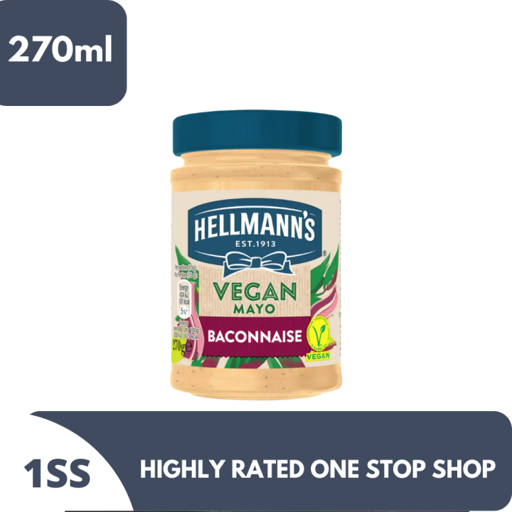 Hellmann's Vegan Mayo Baconnaise 270ml Lazada PH
