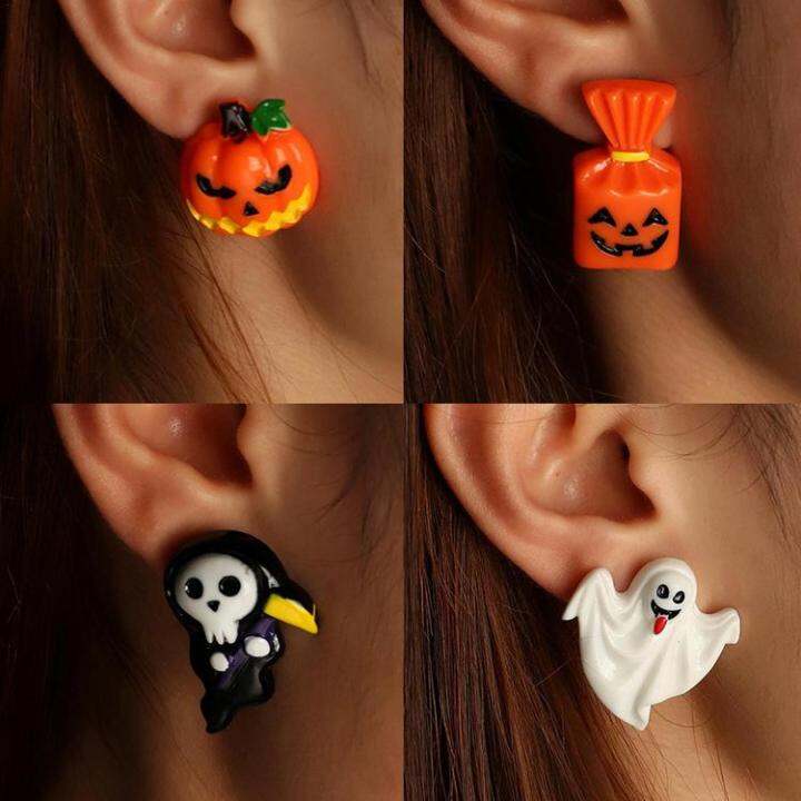 cute-halloween-earrings-holiday-horror-earrings-for-girls-halloween-horror-earrings-women-holiday-funny-cute-halloween-earrings-exaggeration-accessories-steady