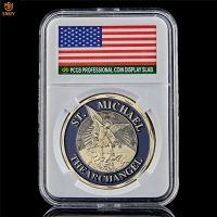 USA Patron Saint of Law Enforcement Archangel St Michael US Police Officer Bronze Glory Token Challenge Coin Value Collection