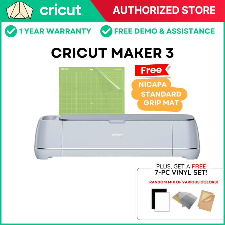 Cricut Maker 3 - DIY Machine Compatible with Matless Cutting Cricut Smart  Materials, Professional Level Vinyl, HTV Iron On, and Leather Projects