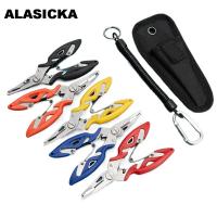 ALASICKA Multifunction Fishing Plier Scissor Fishing Braid Line Lure Cutter Hook Remover Fishing Cutting Fish Use Tongs Scissors Accessories