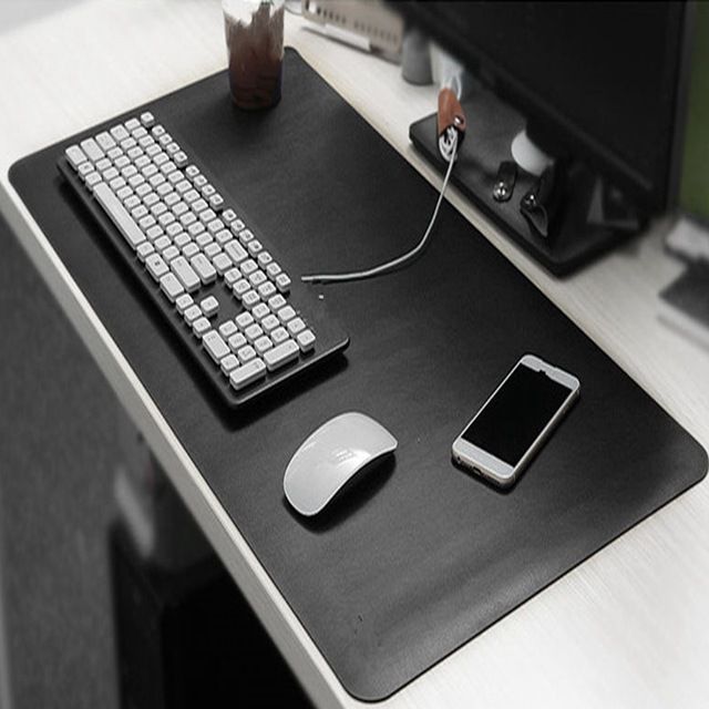 orzer-แผ่นรองคอมพิวเตอร์-หนังเทียม-พีวีซี-office-desk-mat-large-mouse-pad-มีสีให้เลือก