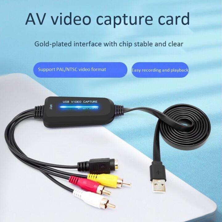 usb-2-0-video-capture-card-single-channel-usb-capture-card-av-capture-device-drive-free-digital-converter-adapters-cables