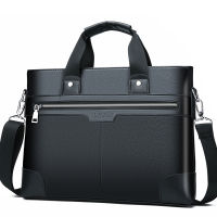 2022 Business bag Mens Briefcase PU Leather Shoulder bag Briefcases Male Laptop Handbags Messenger Bags Totes Male