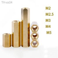 5-50Pcs M2 M2.5 M3 M4 M5 Brass Hex Male Female Standoff Pillar Stud Mount Spacer Hexagon PCB Motherboard Hollow Bolt Screw