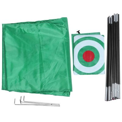 Golf Hitting Net Outdoor Sports Portable Practice Cage Indoor Garden Trainer 2M