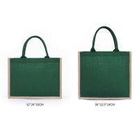 Women Jute Burlap Tote Shopping Bag Reusable Grocery Bags with Handles Large Capacity Beach Travel Storage Organizer Handbag