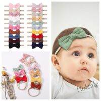 【hot sale】◈✙ C10 1Pc Baby Infant Toddlers Solid Color Corduroy Bowknot Soft Nylon Headband Kids Hair Accessory