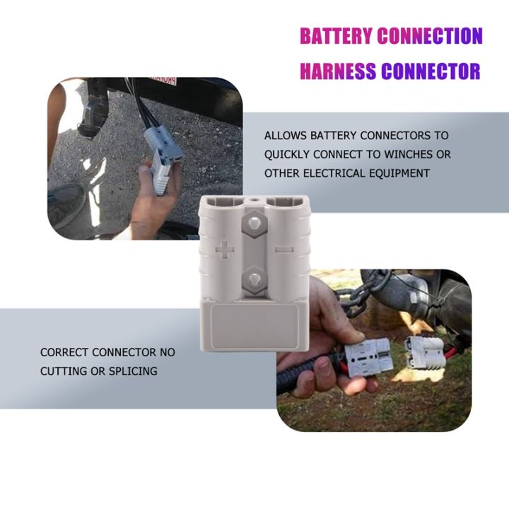 50a-1-0-awg-battery-connection-harness-plug-connector-winch-plug-quick-disconnect-for-ups-battery-pack-trailer-forklift