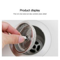 Stainless Steel Bathtub Hair Catcher Stopper Shower Drain Hole Filter Trap Kitchen Metal Sink Strainer Floor Drain Core Cover Dishracks Sink accessori