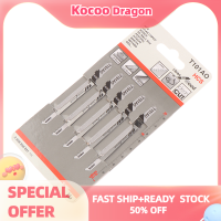 Kocoo 5ชิ้น T101AO HCS T-Shank เครื่องมือตัดโค้งใบเลื่อยจิ๊กซอว์สำหรับเลื่อยไม้พลาสติก