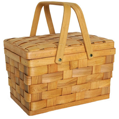 France Style Picnic Basket Bread Baskets Hiking Storage Box Cake Table Decorating Food Photography Hand