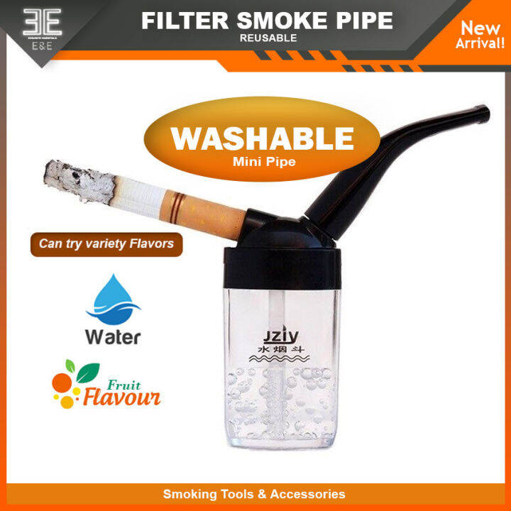 E&E Mini Reusable Portable Smoke Filter Water Pipe Lazada PH