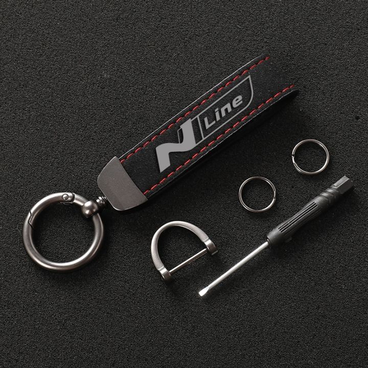 for-hyundai-n-line-nline-i30-tucson-veloster-sonata-elantra-i20-car-high-quality-suede-leather-keychain-4s-custom-gift-key-rings