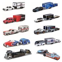 Maisto 1:64 Design Tow GO Volkswagen Van Samba Alameda Trailer car model Toys collection gift toy boys