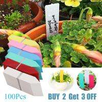 50/100Pcs Garden Plant Labels อุปกรณ์เสริมดอกไม้หม้อแท็กโรงงานพลาสติกเนอสเซอรี่เครื่องหมายต้นกล้าป้ายถาด Mark DIY เครื่องมือ-Cailine