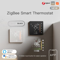 Tuya Zigbee 5A 16A เทอร์โมควบคุมอุณหภูมิน้ำไฟฟ้าความร้อนหม้อไอน้ำควบคุมความชื้นสำหรับ Alex Home