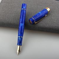 Jinhao Centennial 100ปากกาหมึกซึม18KGP ชุบ En Nib 0.7ปากกาเจลเรซิ่นมม. พร้อมตัวแปลงปากกาของขวัญสำนักงานธุรกิจ