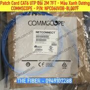 Patch Cord CAT6 UTP Dài 2M 7FT - Màu Xanh Dương COMMSCOPE - P N NPC06UVDB