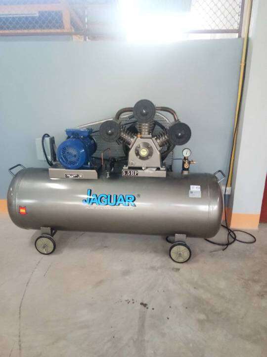 ปั๊มลม-ปั๊มลมลูกสูบ-พร้อมมอเตอร์-3-แรง-5-แรง-10-แรง-ราคาพิเศษ-air-compressor-ยี่ห้อ-jaguar