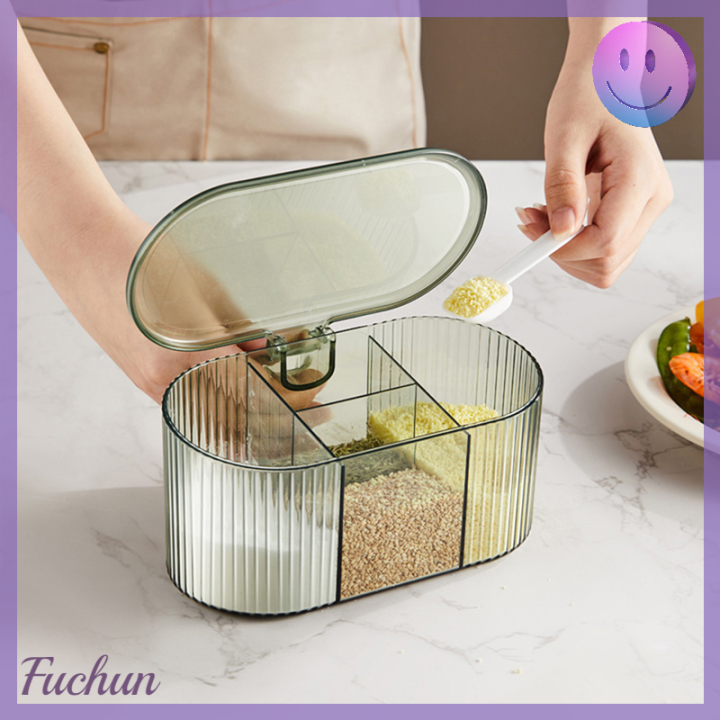 fuchun-กล่องเครื่องปรุงในครัวเกลือและผงชูรสบรรจุในครัวเรือน