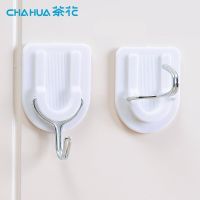 Camellia kitchen bathroom hook stick from punching non-trace clothes towel hook strong sticky hook 2 only