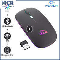 เมาส์ที่รองรับบลูทูธได้ X15 MCR Usb แบบชาร์จไฟได้ปิดเสียง Wifi เมาส์ไร้สายสำหรับเกมส์พีซีแท็บเล็ตแล็ปท็อป