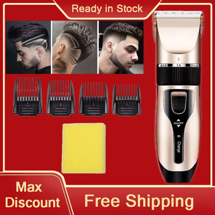 Hair Clippers Rechargeable Electric Professional Haircut Men Adult