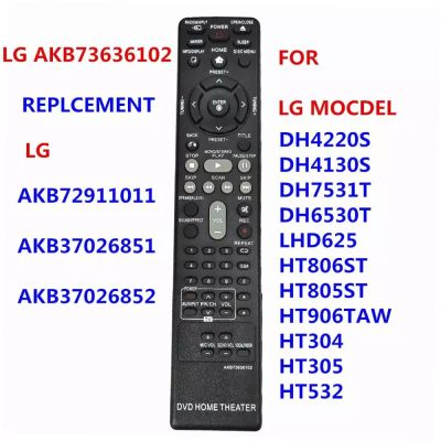 AKB73636102 New Remote Control For AKB72911011 AKB37026851 AKB37026852 For LG DVD Home Theater System DH4220S DH4130S DH6530T LHD625 DH4130S HT304 HT305 HT532 HT805 HT806 HT906 DH6230S HT805ST HT805THW HT806ST HT953TV HW554TH HT805ST HT805T