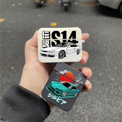 Luxury Japan Anime Fujiwara Takumi AE86 Initial D 3D Earphone Case for Apple Airpods 1 2 3 Pro Wireless Bluetooth Headset Cover