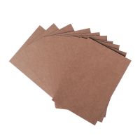 10 Pcs/set Blank kraft Paper Postcard Hand Drawing DIY Graffiti Retrospect Pack Black  Brown  White Blank Greeting Card Crafts Artificial Flowers  Pla