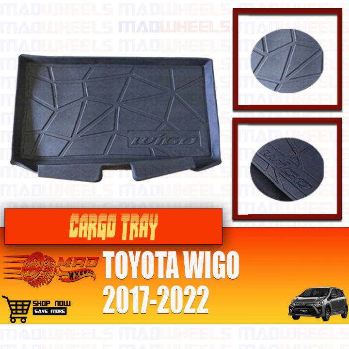 Toyota Wigo 20172022 Cargo Trunk/Cargo Tray with EXTENSION (Black