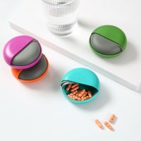 【LZ】 Single Pill Cases Cellcontainer for Travel Pill Box with Seal Ring Small Box for Tablets Wheat Straw Container for Medicines