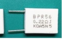 อุปกรณ์เสริม BPR56 5W 0.22Ω 5WR22J 0.22RJ ตัวต้านทานซีเมนต์เซรามิกแบบไม่เหนี่ยวนำแนวตั้ง (10ชิ้น)