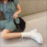 Ulzzang All-match R fashion Wedges thick Sole Martin Boots