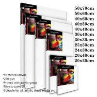 [A Boutique]◆ Stretched Canvas 280gsm (Various Size) for Acrylic Oil Painting