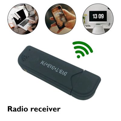 SDR Radio Tuner Receiver ABS + Metal RTL2832U USB2.0 DVB-T DAB FM SDR RTL with Antenna and Remote Control